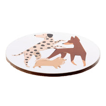 Load image into Gallery viewer, Set of 4 Cork Novelty Coasters - Barks Dog