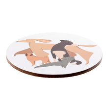 Load image into Gallery viewer, Set of 4 Cork Novelty Coasters - Barks Dog