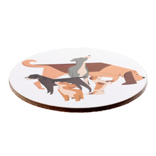 Load image into Gallery viewer, Set of 4 Cork Novelty Coasters - Barks Dog