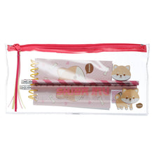 Load image into Gallery viewer, Pencil Case Stationery Set - Adoramals Shiba Inu Dog