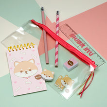 Load image into Gallery viewer, Pencil Case Stationery Set - Adoramals Shiba Inu Dog