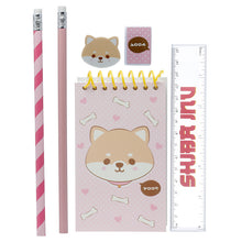 Load image into Gallery viewer, Pencil Case Stationery Set - Adoramals Shiba Inu Dog