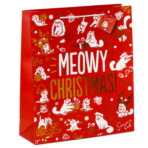 Christmas Gift Bag Meowy Christmas Simon's Cat