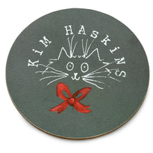 Load image into Gallery viewer, Porcelain Mug and Coaster Gift Set - Kim Haskins 12 Cats of Christmas