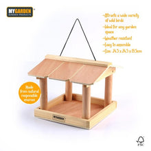 Load image into Gallery viewer, Hanging Wooden Bird Table