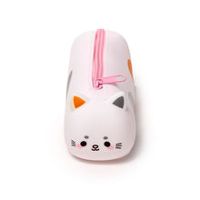 Load image into Gallery viewer, Pink cat pencil case