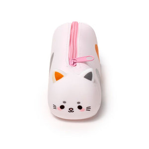 Pink cat pencil case
