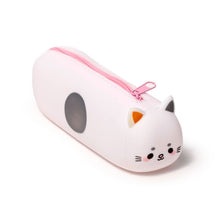 Load image into Gallery viewer, Pink cat pencil case