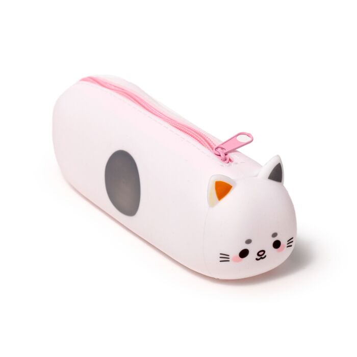 Pink cat pencil case