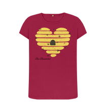 Load image into Gallery viewer, Women&#39;s Crew Neck T-Shirt - Bee Beautiful.