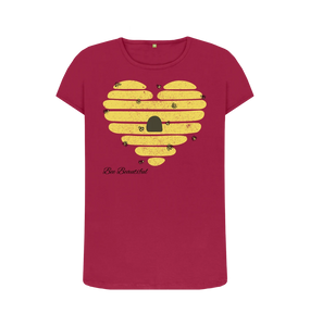 Women's Crew Neck T-Shirt - Bee Beautiful.
