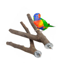 Load image into Gallery viewer, Bird Perch - wooden forked perch.