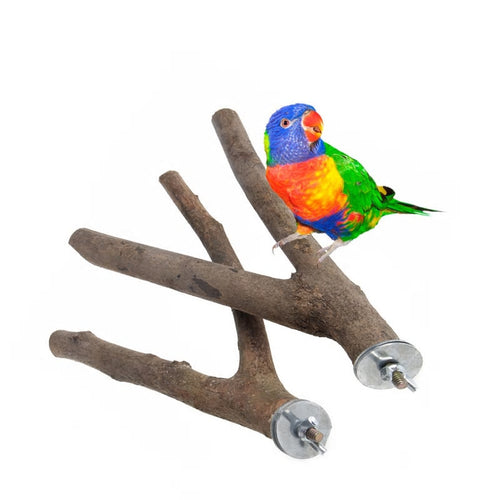 Bird Perch - wooden forked perch.