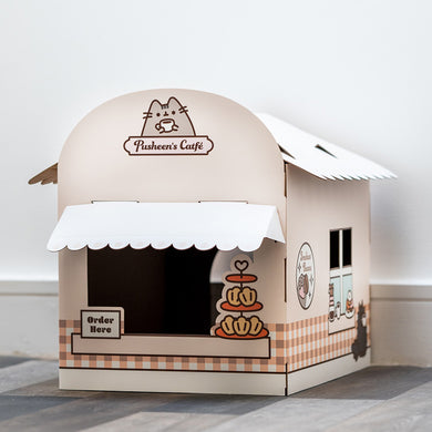 Cardboard Cat Den Playhouse - Pusheen the Cat.