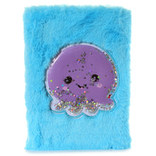 Load image into Gallery viewer, Fluffy Plush Octopus Hardback Notebook