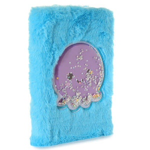 Fluffy Plush Octopus Hardback Notebook
