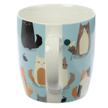 Load image into Gallery viewer, Cat Porcelain Mug - Feline Fine Cat Design