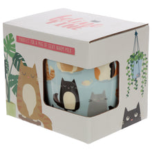 Load image into Gallery viewer, Cat Porcelain Mug - Feline Fine Cat Design