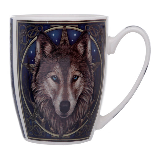 Wolf Design Porcelain Mug - Portrait