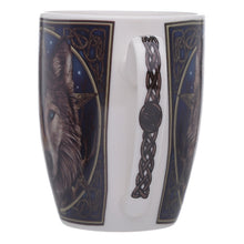 Load image into Gallery viewer, Wolf Design Porcelain Mug - Portrait