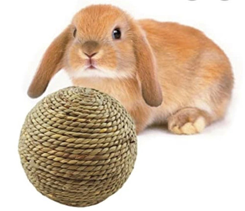 Rabbit Toy - Natural Grass Ball