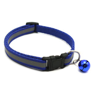 Cat Collar - Reflective Collar with colour matching bell