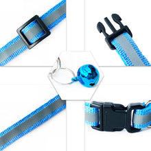 Load image into Gallery viewer, Cat Collar - Reflective Collar with colour matching bell