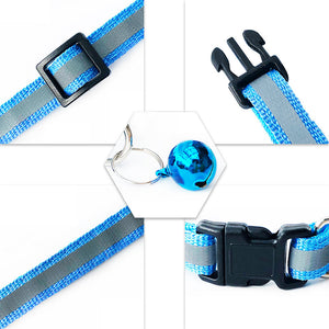 Cat Collar - Reflective Collar with colour matching bell