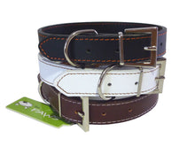 Load image into Gallery viewer, Dog Collar / Lead - Top Grain Leather Collar, with Matching Chain Lead (sold separately)