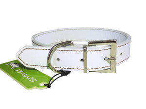 Dog Collar / Lead - Top Grain Leather Collar, with Matching Chain Lead (sold separately)